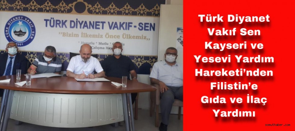 Türk Diyanet Vakıf Sen’den Filistin’e Yardım Kampanyası