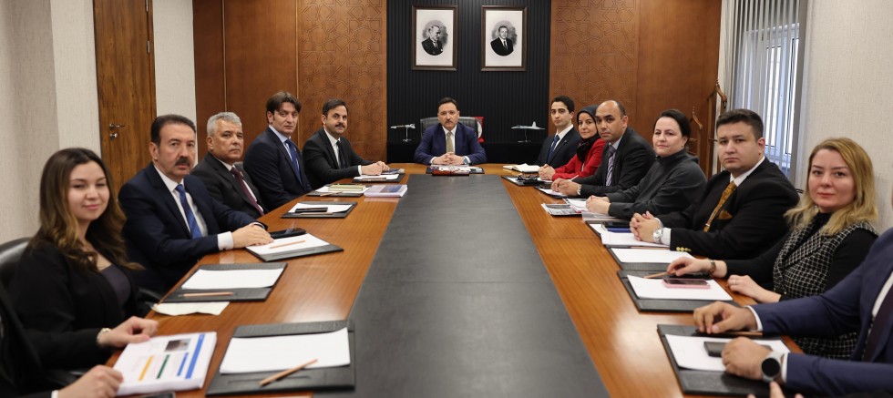 Vali Çiçek Başkanlığında “Sensiz Olmaz” Projesi Değerlendirme Toplantısı